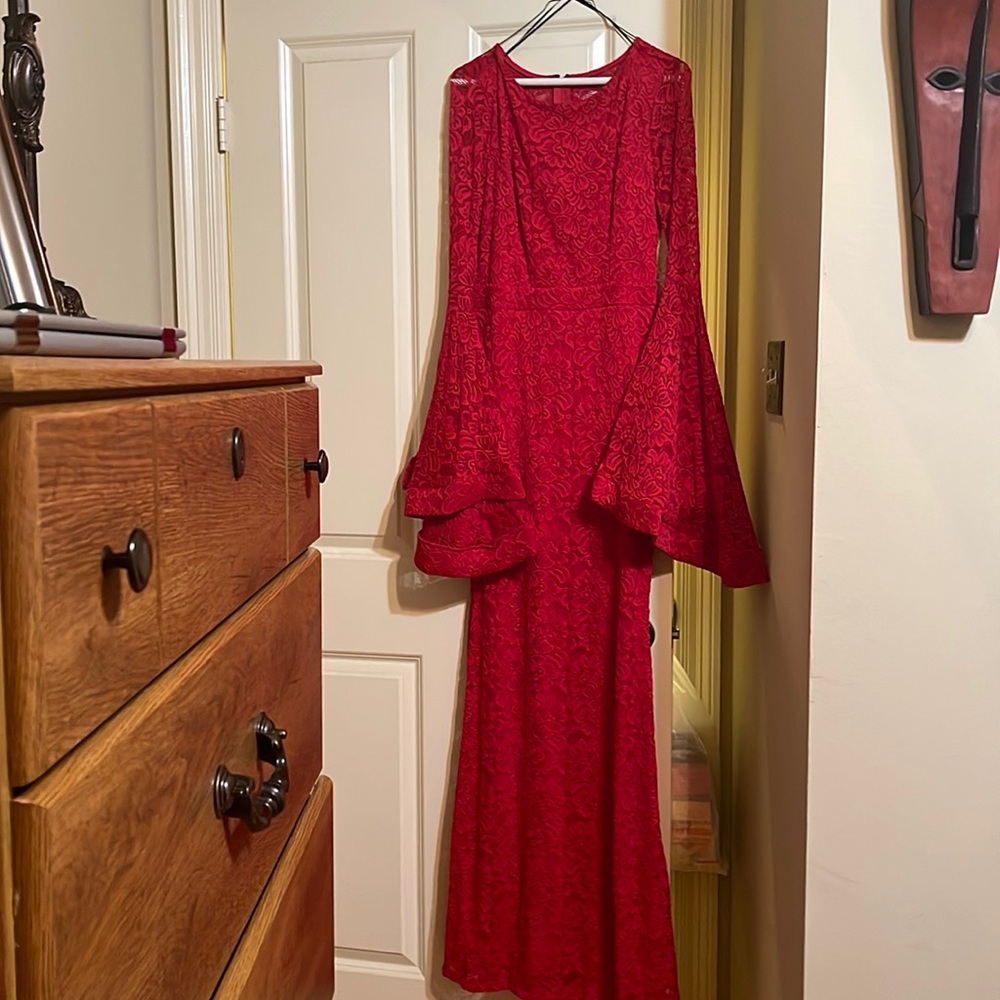 Red ball Gown